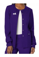 EVIT – WW310 – Women’s Snap Front Jacket - Grape