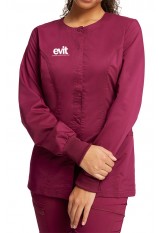 EVIT – WW310 – Women’s Snap Front Jacket - Wine