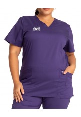 EVIT – WW620 – Women’s V-Neck Top - Grape