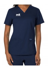 EVIT – WW620 – Women’s V-Neck Top - Navy