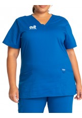 EVIT – WW620 – Women’s V-Neck Top - Royal