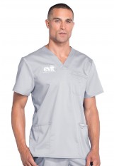 EVIT – WW670 – Men’s V-Neck Top - Grey