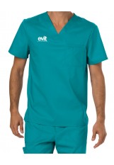 EVIT – WW690 – Men’s Tuckable V-Neck Top - Teal