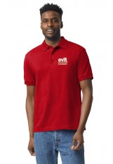 EVIT – 8800 – Gildan Silk Screened Polo - Red