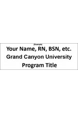 GCU Name Tag