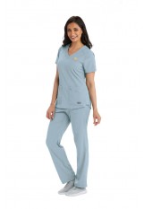 Adelante – Grey’s Stretch GRST011 – Ladies V-Neck Top