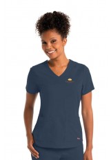 Adelante – Grey’s Stretch GRST011 – Ladies V-Neck Top