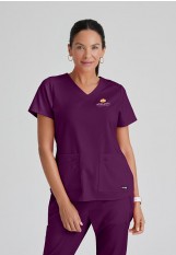 Adelante CT – Grey’s Stretch GRST011 – Ladies V-Neck Top