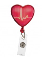 Prestige – Retracteze™ ID Holder - EKG Heart