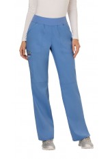 EVIT – WW110 - Women’s Mid Rise Straight Leg Pull-on Pant - Ciel