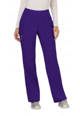 EVIT – WW110 - Women’s Mid Rise Straight Leg Pull-on Pant - Grape