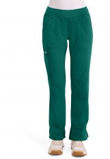 SCC Pharmacy - Revolution – WW110 – Female Mid Rise Straight Leg Pull-on Pant - Hunter