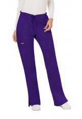 EVIT – WW120 – Women’s Mid Rise Moderate Flare Drawstring Pant - Grape