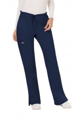 EVIT – WW120 – Women’s Mid Rise Moderate Flare Drawstring Pant - Navy