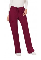 EVIT – WW120 – Women’s Mid Rise Moderate Flare Drawstring Pant - Wine