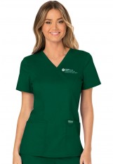SCC Pharmacy - Revolution – WW610 – Female Mock Wrap Top - Hunter
