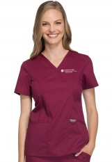 Rio Salado - Revolution – WW610 – Female Mock Wrap Top - Wine
