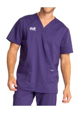 EVIT – WW670 – Men’s V-Neck Top - Grape