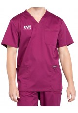 EVIT – WW670 – Men’s V-Neck Top - Wine
