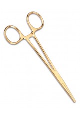 Prestige – 502 - 5.5" Gold Plated Kelly Forceps