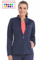 NOAH – 8684 – Ladies Med Tech Zip Front Jacket