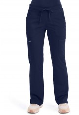 DMG – WW120 – Revolution Women's Mid Rise Moderate Flare Drawstring Pant