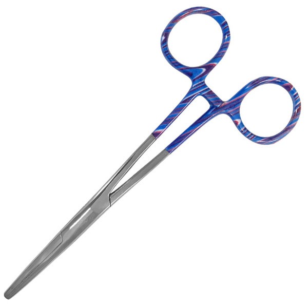 Prestige 504 5.5" ColorMate™ Kelly Forceps Candy Swirls Blue